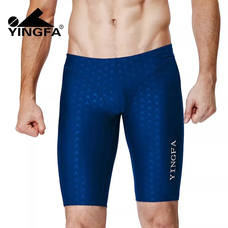 Yingfa FINA Approved Boy Fast Swim Trunk Youth Professional Racing Swim Jammer For Training & Competition