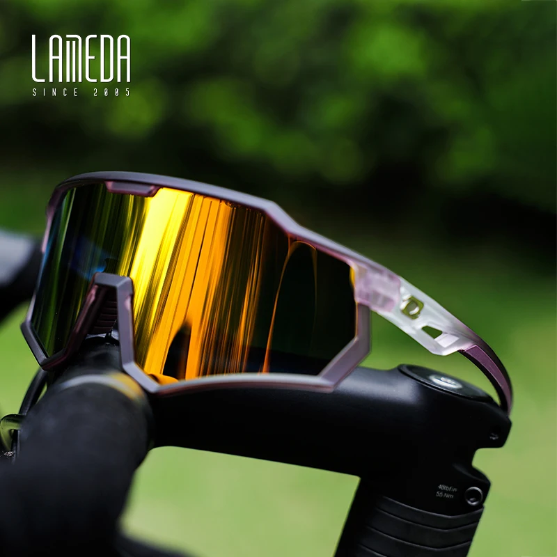 Lameda Cycling Glasses Anti-uv Colorful Polarized Sunglasses Men Women Cycling Sunglasses Professional Outdoor Sports Glasses