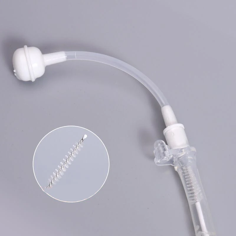 360°rotation with 7 Brushes Per Set Sponge Rotating Baby Nipple Cup Nipple Cleaning Brush Set Handheld Baby Bottle Cleaning Tool image 3