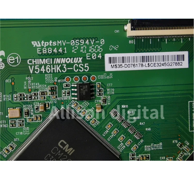 لوحة T-con V546HK3-CS5 لـ LED55C55R120Q SE551GS لوحة اختبار احترافية V546HK3 CS5 شحن مجاني
