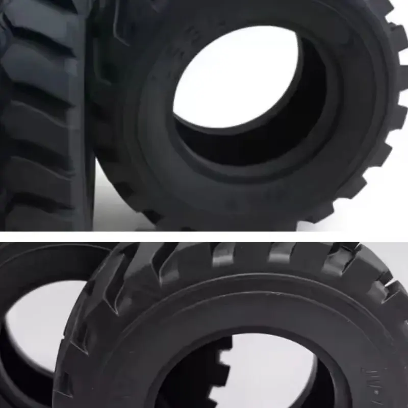 RC 1 Pair LESU Diameter 45MM Height Wheel Rubber Tyres 110Mm for Remote Control 1/15 Hydraulic Loader RC Car Accessories