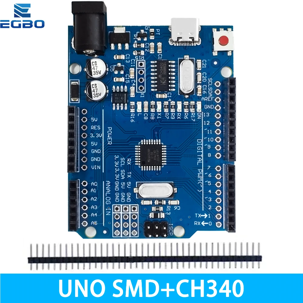 1~10PCS EGBO high quality One set UNO R3 (CH340G) MEGA328P for Arduino UNO R3 + USB CABLE ATMEGA328P-AU Development board