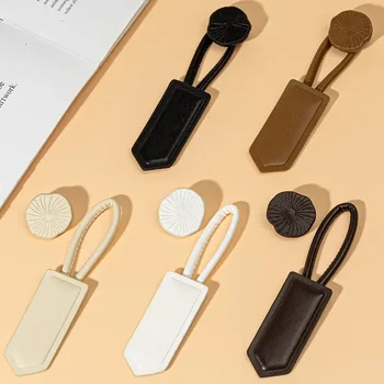 DIY衣類用PUレザーホーンボタン、クロージャートグルバックル、ジャケットとコート、カーディガンファスナー、縫製装飾、クラスプ、2ペア