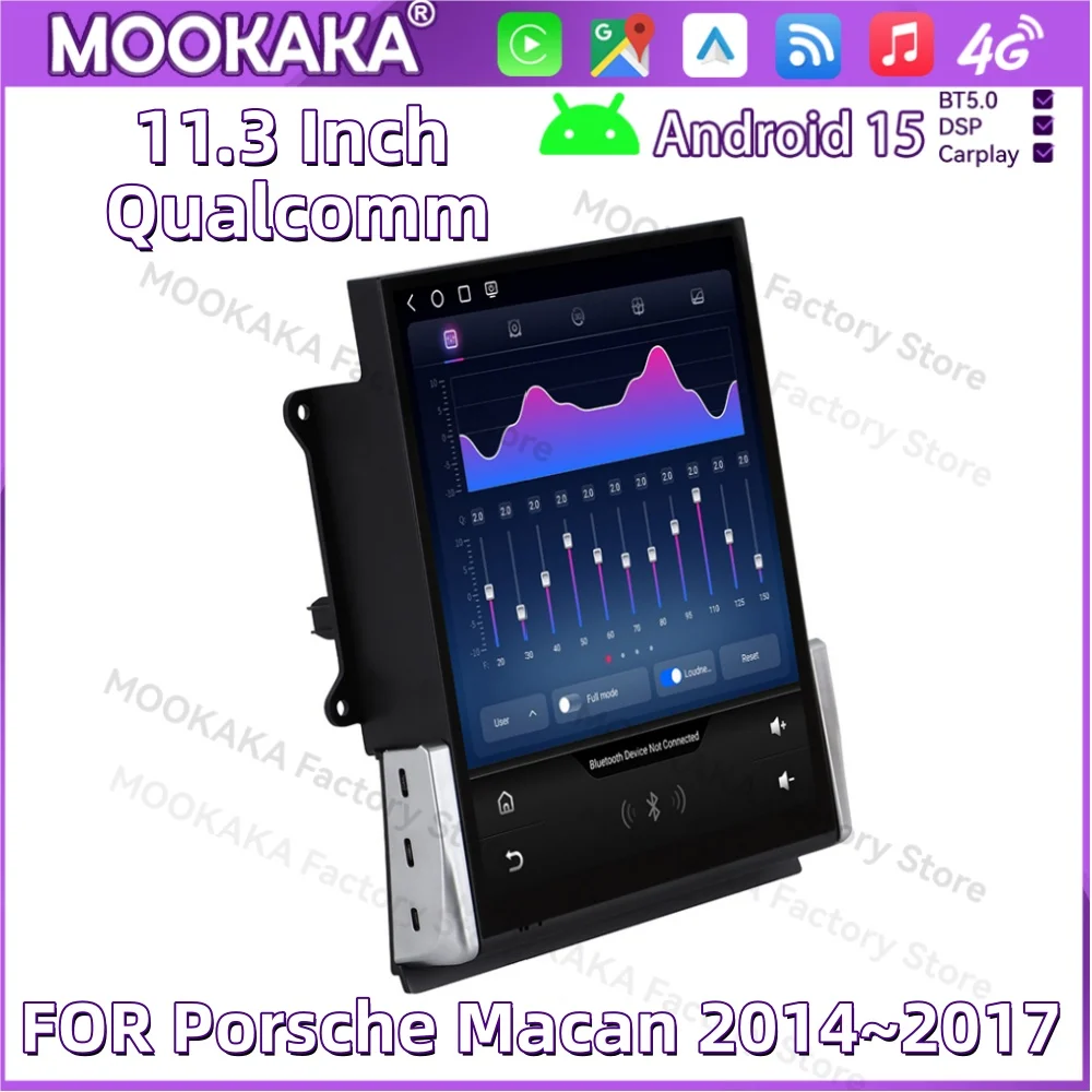 

Qualcomm Android 15 Radio For Porsche Macan 2014~2017 GPS Multimedia Player Intelligent Navigation Car Stereo Receiver Head Unit