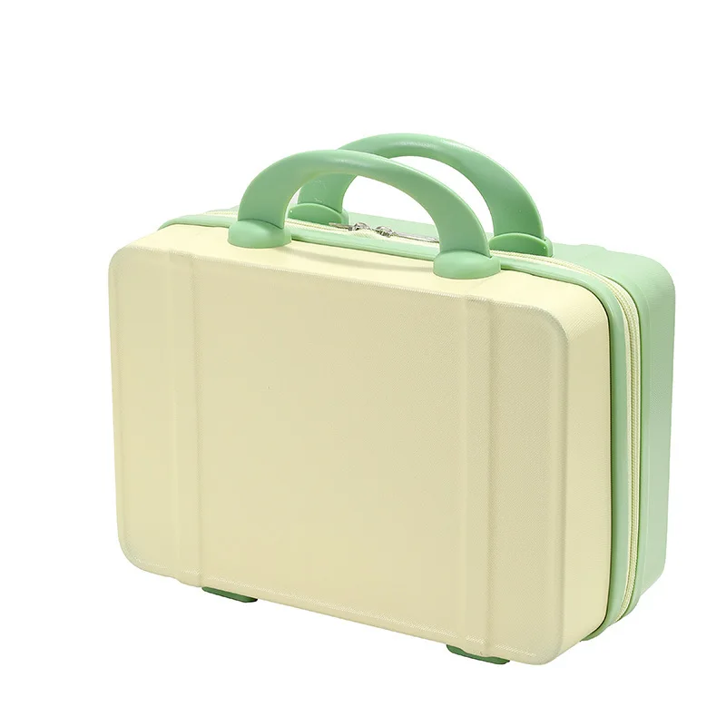 Suitcase Small Fairy Style Solid Color Clear Suitcase Mini Suitcase Zipper Suitcases