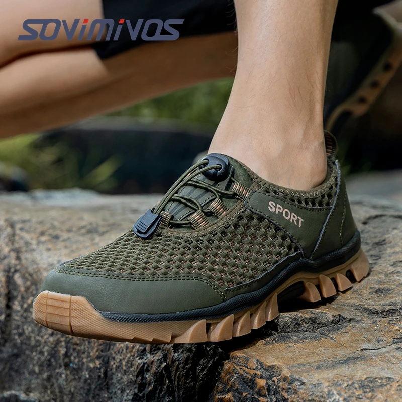 

New Wading Shoes Mens Quick Dry Outdoor Hiking Shoes Barefoot Aqua shoes Beach Walking Boating Camping Fishing Shoe Yoga Sneaker
