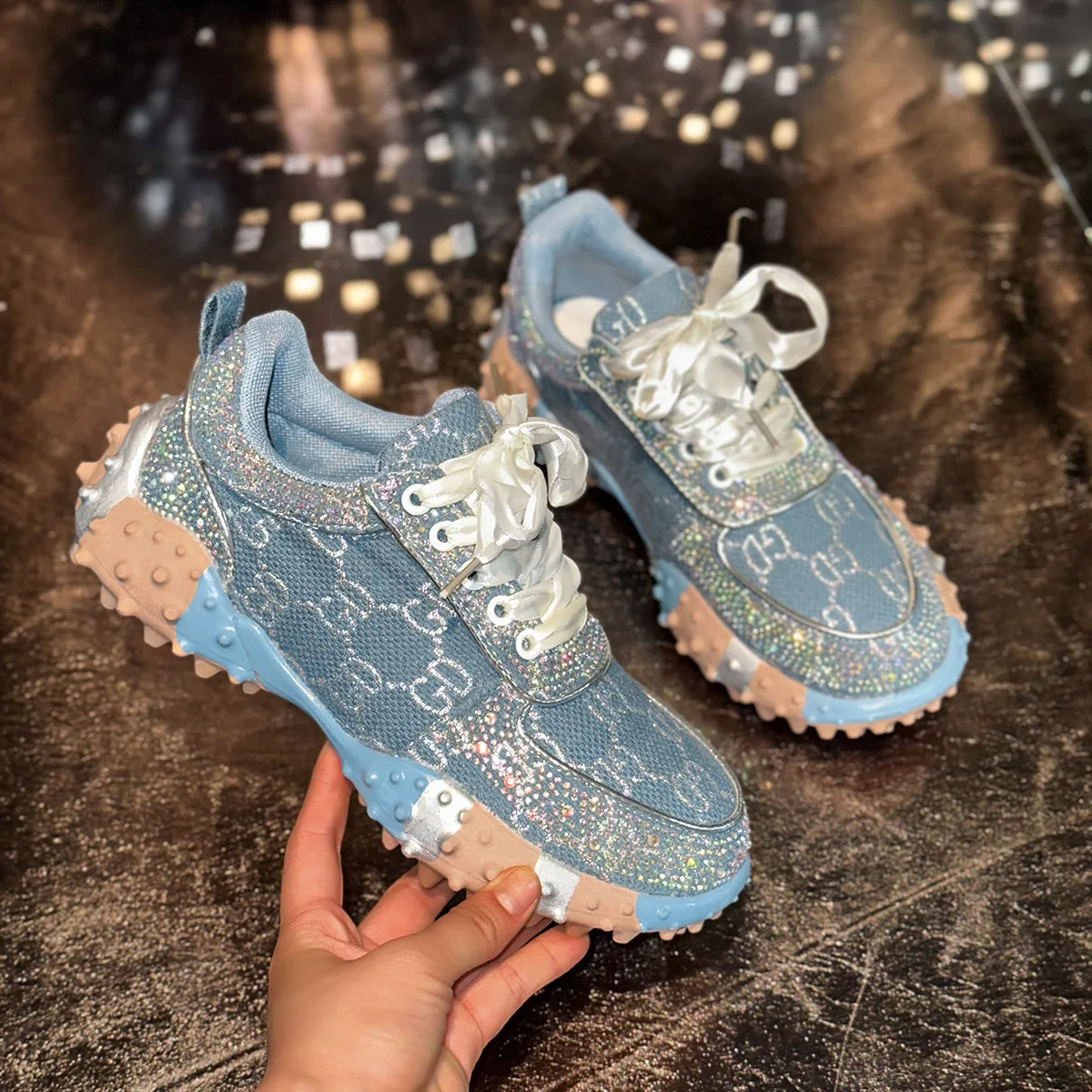 

2025 New women's sports shoes, versatile, comfortable and casual, dad shoes