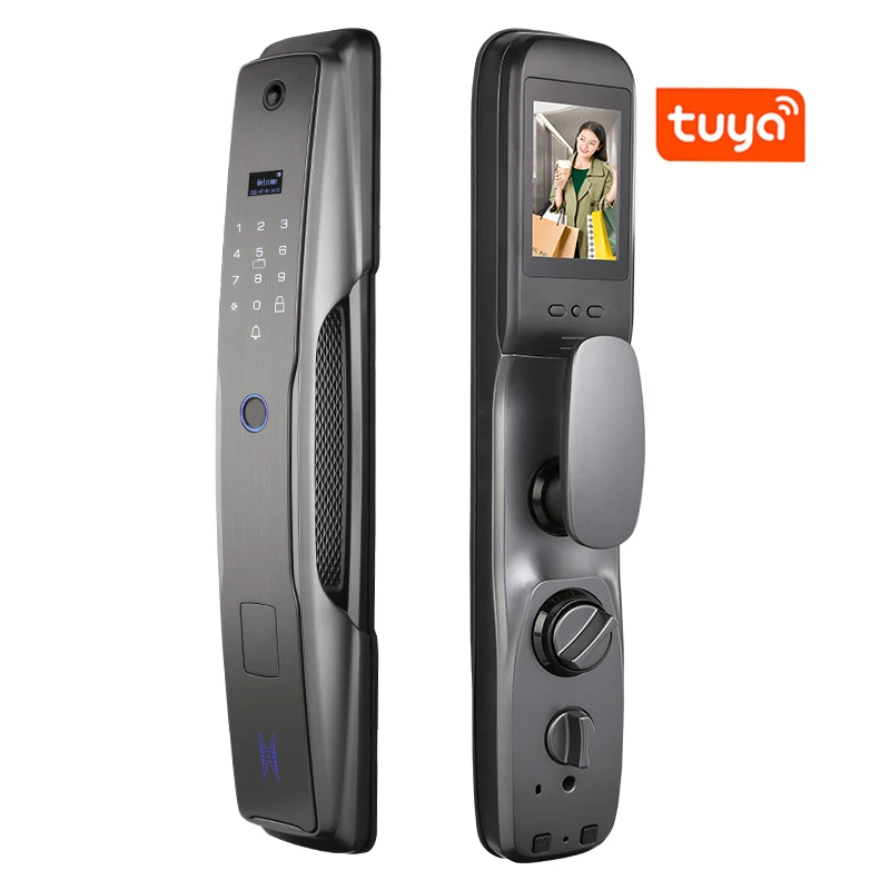 

High Safety Camera Tuya WIFI APP Smart Digital Fingerprint Multi-functional Smart Electronic Door Lock