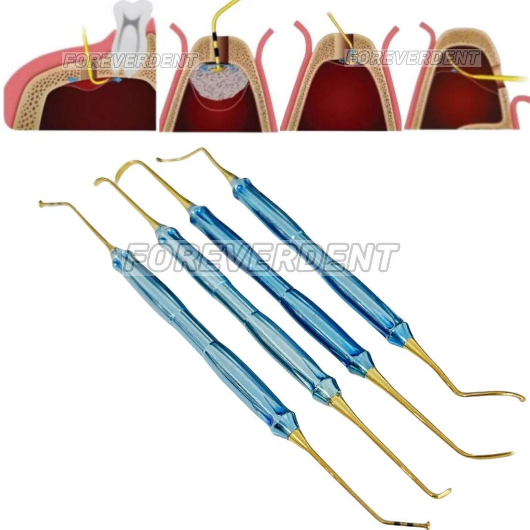 

Dental DASK Dome Handle Sinus Lift Release Membrane Elevator Crestal Approach Multi/Mini Curve Hoke Shape