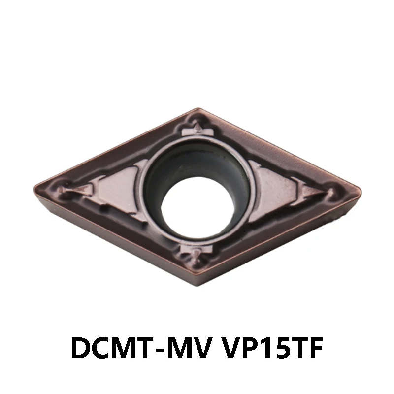 

DCMT070208 Original DCMT DCMT070202 DCMT070204 DCMT11T302 DCMT11T308-MV VP15TF 11T304 Inserts Tools Carbide Cutter Blade Turning