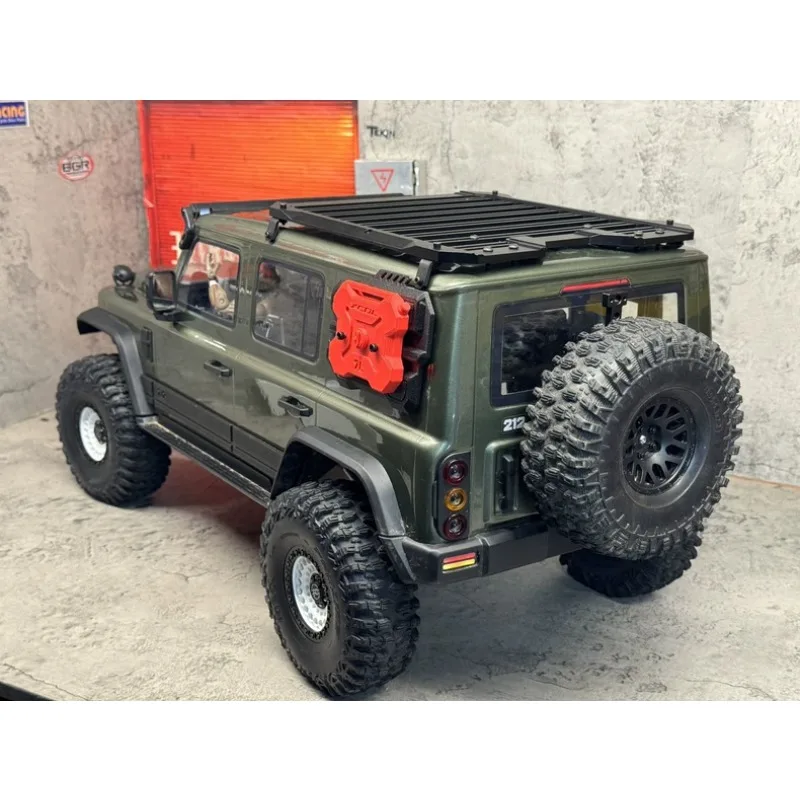CNC Alu Roof Rack for212  YK4084 1/8 RC Crawler Upgrade Accessories Top Factory Hole Mount Side Drill Required for Installation