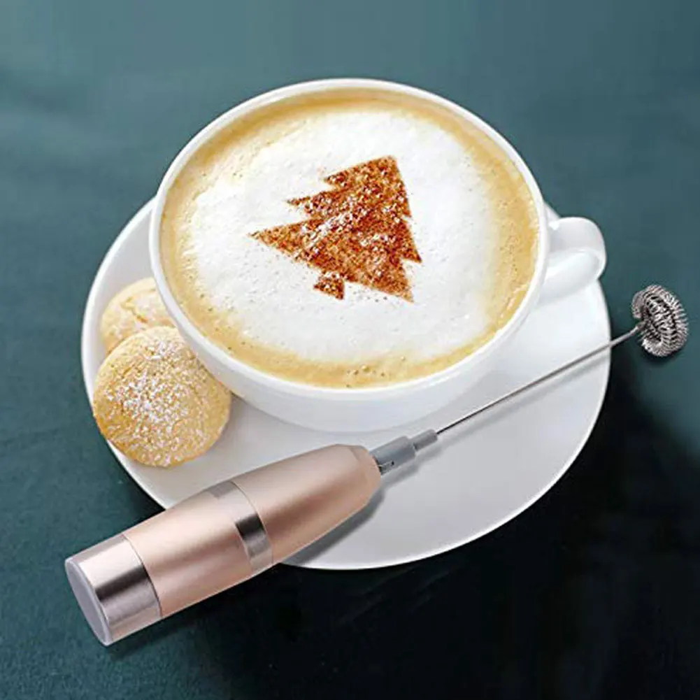 

Handheld Electric Milk Frother Foam Maker Whisk Coffee Mixer Stirrer Egg Beater