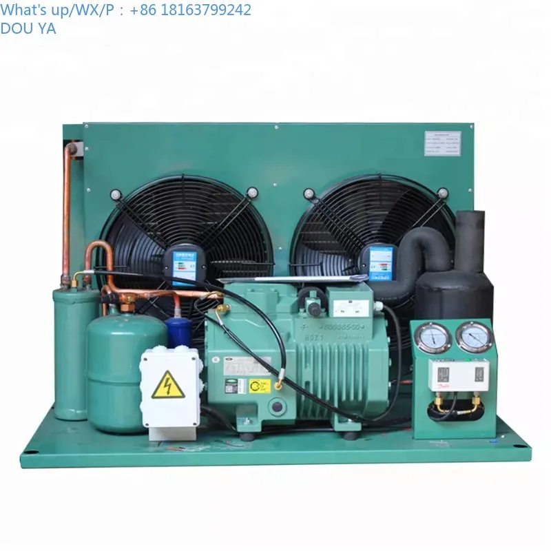 Precio del condensador industrial de la unidad de condensación sin zing del compresor de refrigeración de 6HP