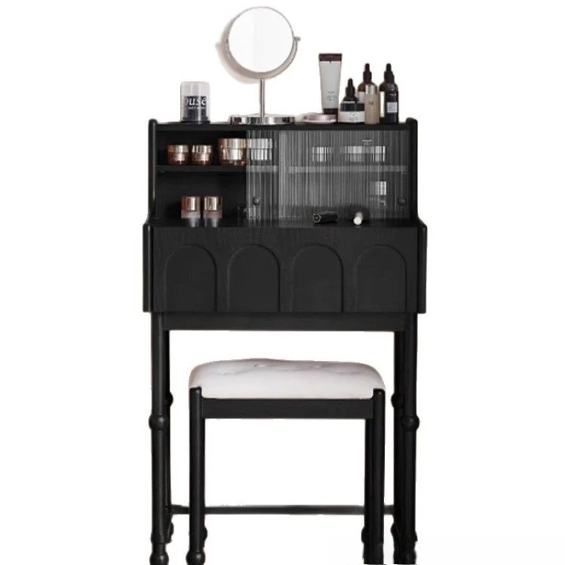 

Комод из цельного дерева ясеня, небольшая квартира, спальня, мини-маленький туалетный столик, встроенный письменный стол