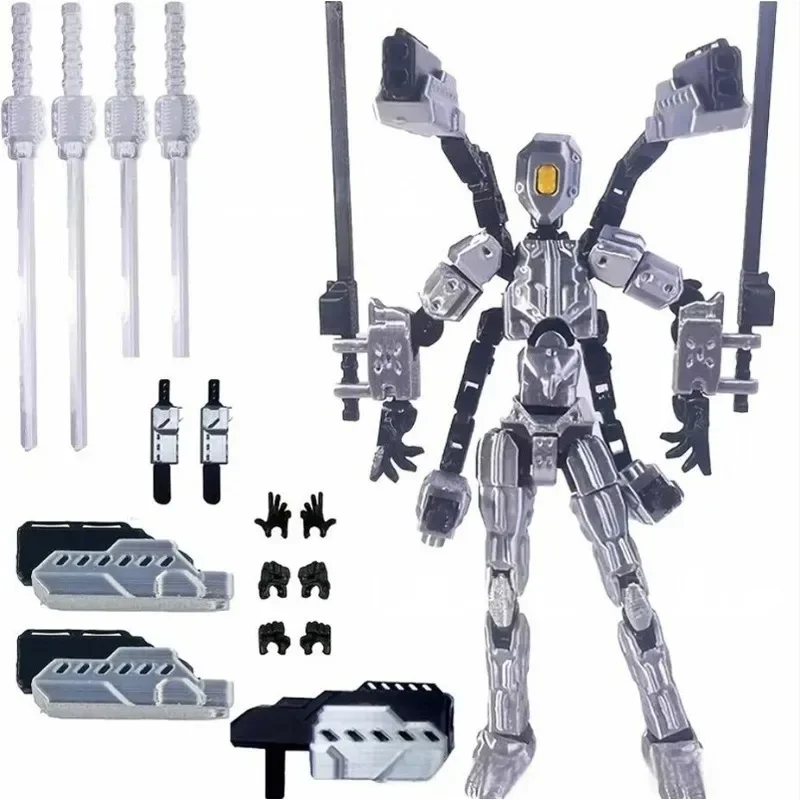 3D-printed Articulated Figure Dummy13 Lucky Robot Gundam Figurine Toy Modèles Cadeau Pour Enfants