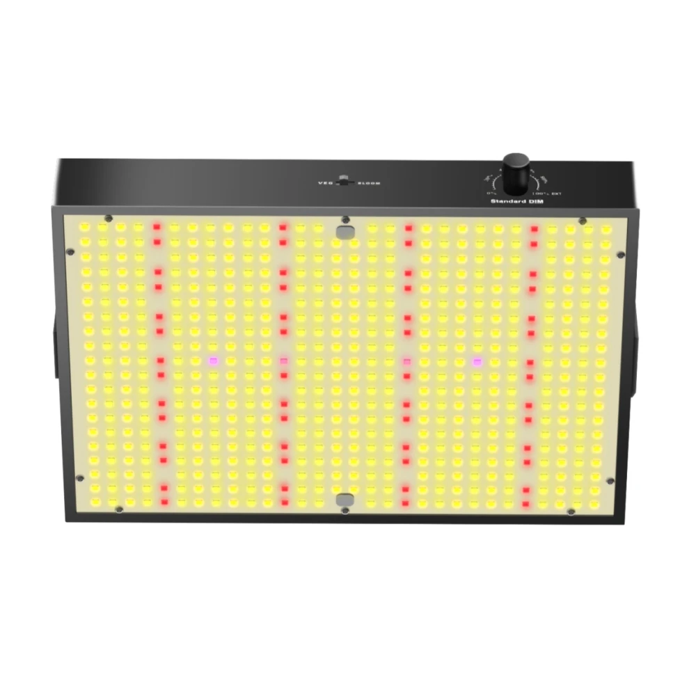 Imagem -02 - Qkwin-full Spectrum Led Grow Light Samsung Bead Faça Você Mesmo com Luzes Vermelhas Construído com Fãs Estufa 200w