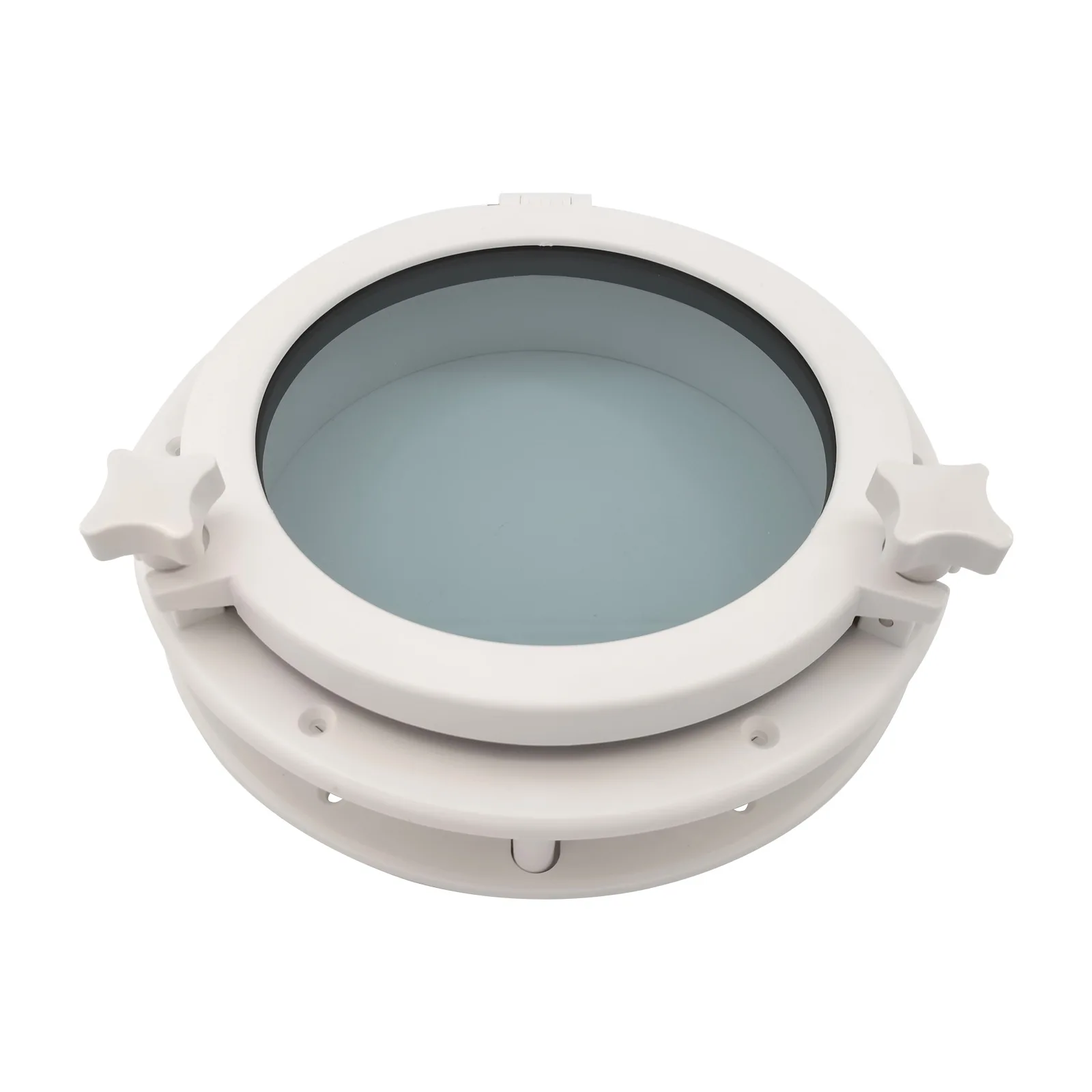 

Морские черные/белые круглые иллюминаторы, внешний диаметр 265 мм/10,4 дюйма для лодок, яхт и мансардов автофургонов