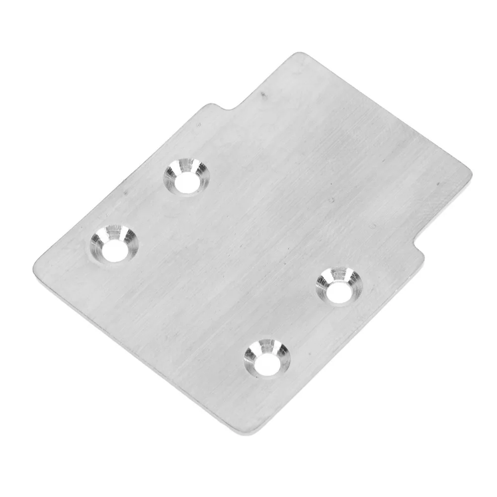 Stainless Steel Chassis Armor Protector With Screws Impact Protection RC Chassis Armors Set for Traxxas 2WD 1/10 RC Car