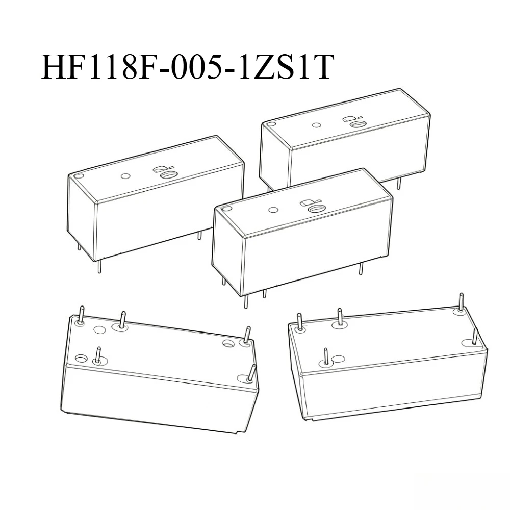 conjunto-de-reles-hongfa-hf118f-jqx-118f-005-012-024-048-1zs1t-5-pinos-10a-5-pecas