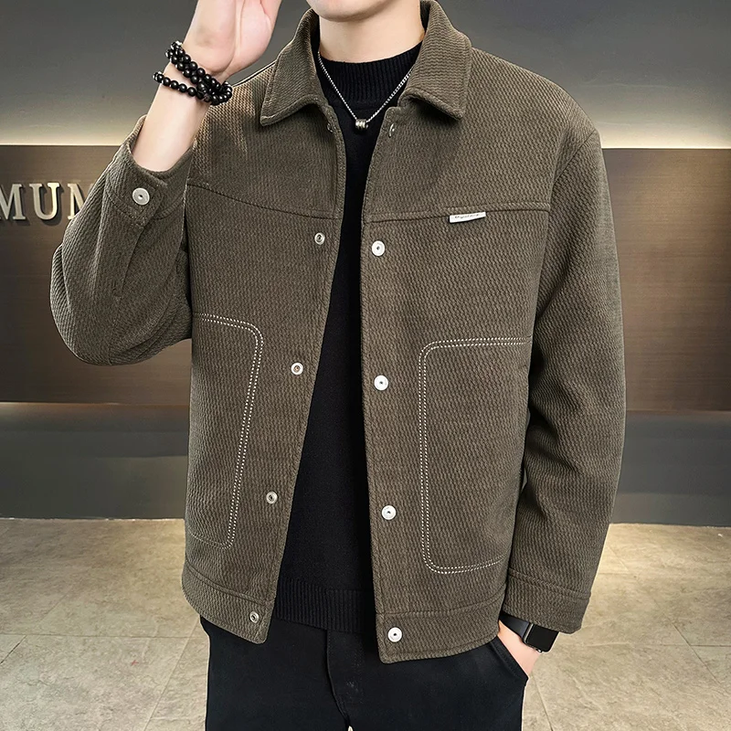 

Men's Urban Outdoor Workwear 90% Down Short Jacket - Lapel Collar Premium Warm Winter Coa