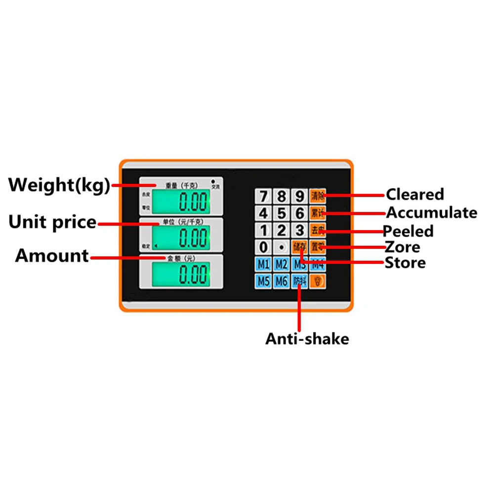 150KG 220V to 6V Folding electronic scales  electronic platform scale  Express scales for food