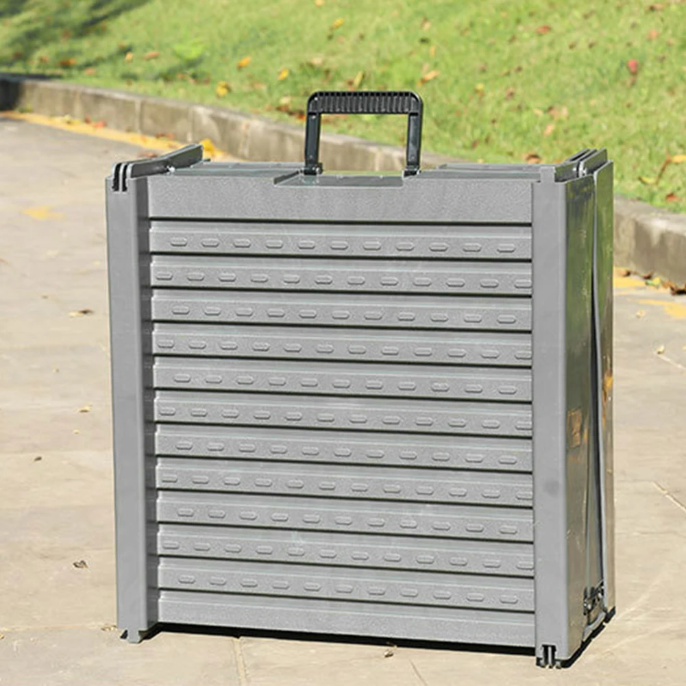 

Extra Wide Dog Steps Folding Portable Pet Stair Ramp Non-Slip Rug Surface Pet Ramp Stairs for Medium & Large Dogs Get Into A Car