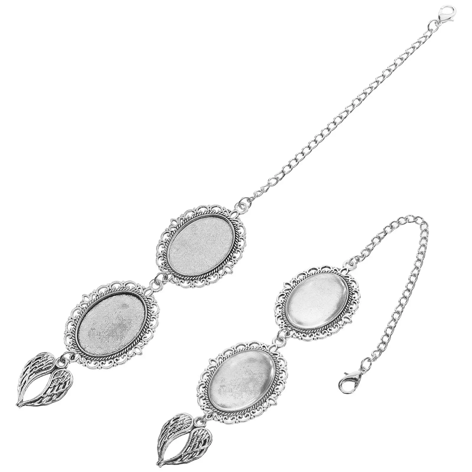 

2 Pcs Bachelor's Cap Pendant Graduation Tassel Photo Charm Charms Alloy Decor Accessories