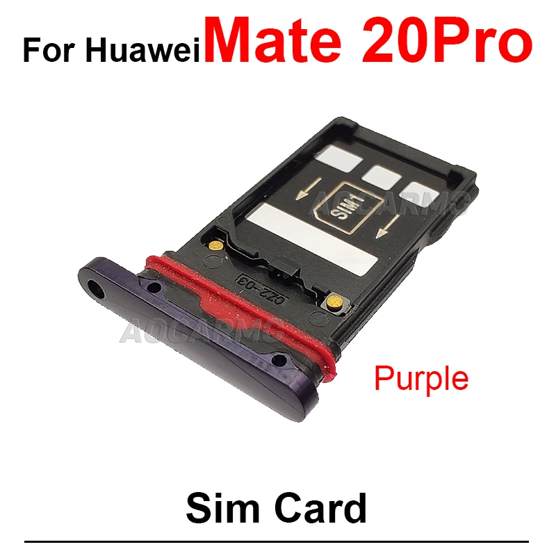 For Huawei Mate 20X 20 Pro 20Pro SIM Card Socket Slot Sim Tray