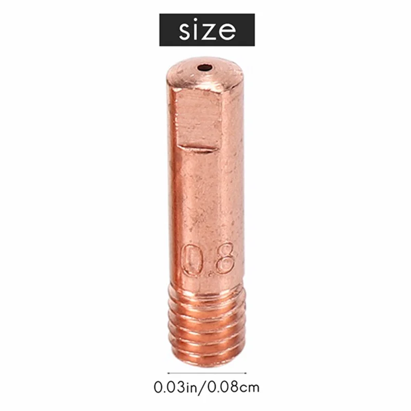 35Pcs 15AK Welding Torch Consumables 1.2Mm MIG Torch Gas Nozzle Tip Holder Of 15AK MIG Welding Torch Durable-AT64