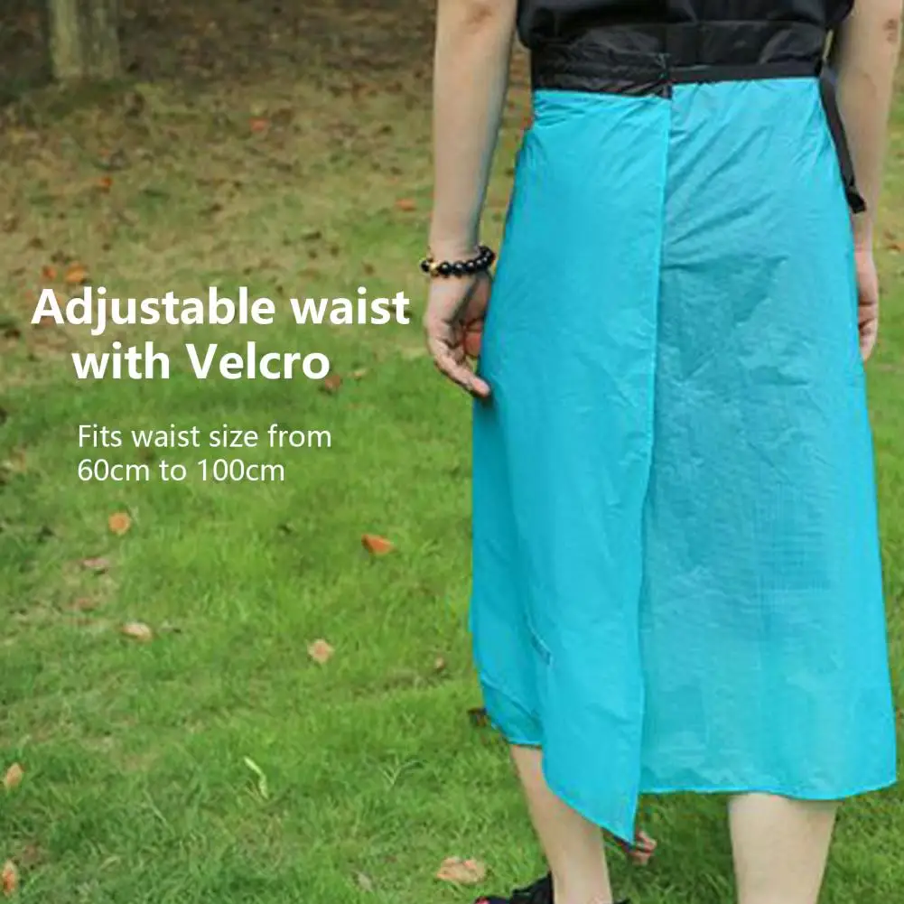 Packable Windbreak Skirt Rainwear Water-proof Accessory Outdoor Activities Rain Liner Skirt Rain Kilt Fine Workmanship