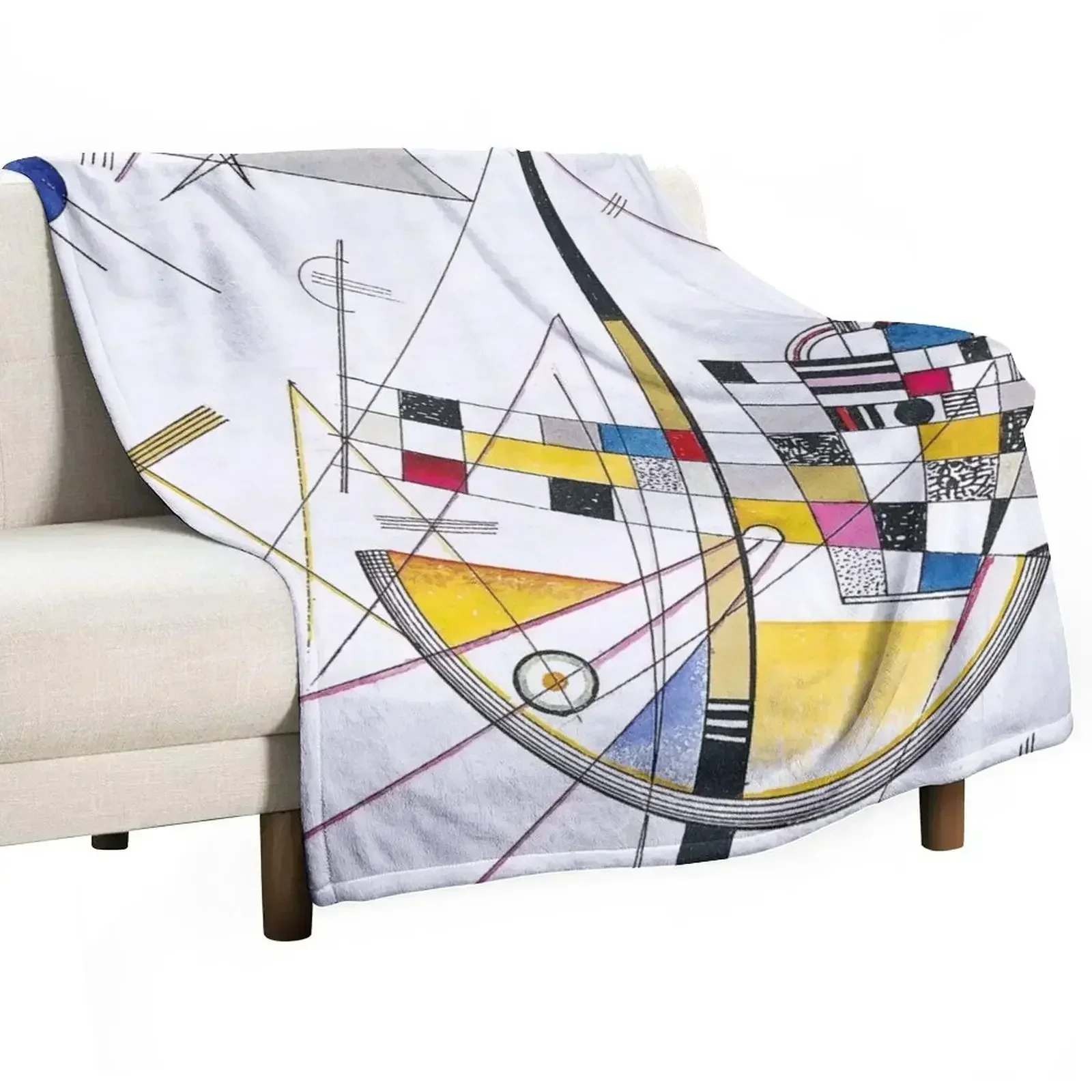 Delicate Tension by Wassily Kandinsky Throw Blanket Decorative Sofa Beach Luxury Thicken warm winter Blankets