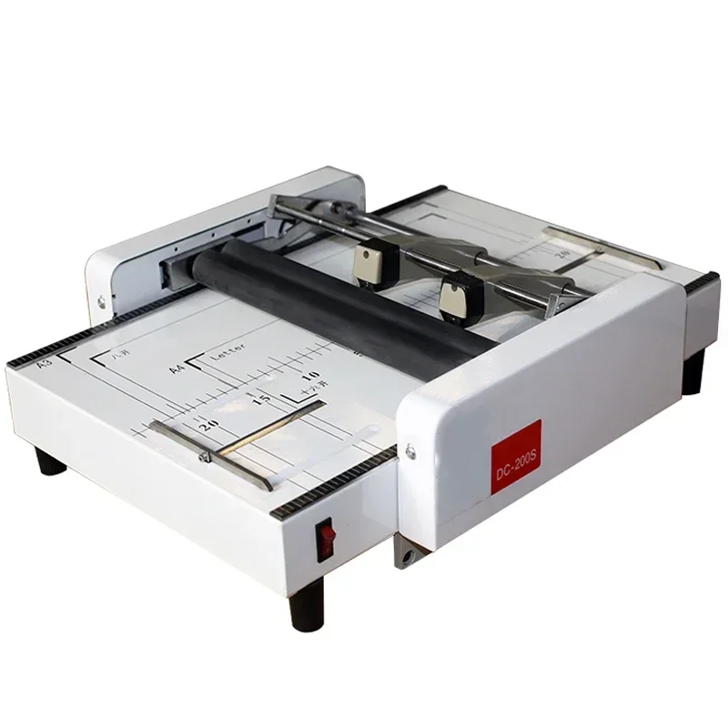 

220V Manual Folding Machine A3 Format Flat Binding Saddle Stitching And Folding Three-In-one Folding Machine DC-200S