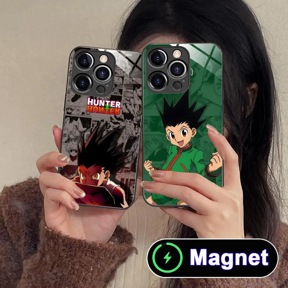 

Hunter Gon Phone Case for iPhone 17 16 15 14 13 12 11 Air Pro Max Plus Mini Glass MagSafe Cover