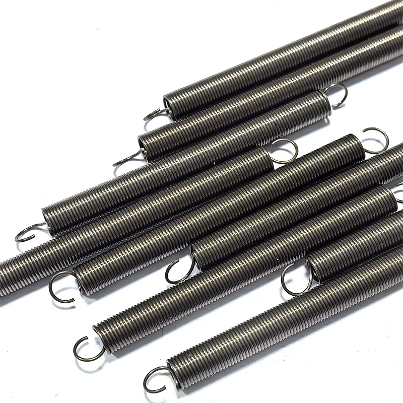 Wire Diameter 1.0mm 1.5mm 2.0mm Open Hook Tension Spring Strong Extended Spring