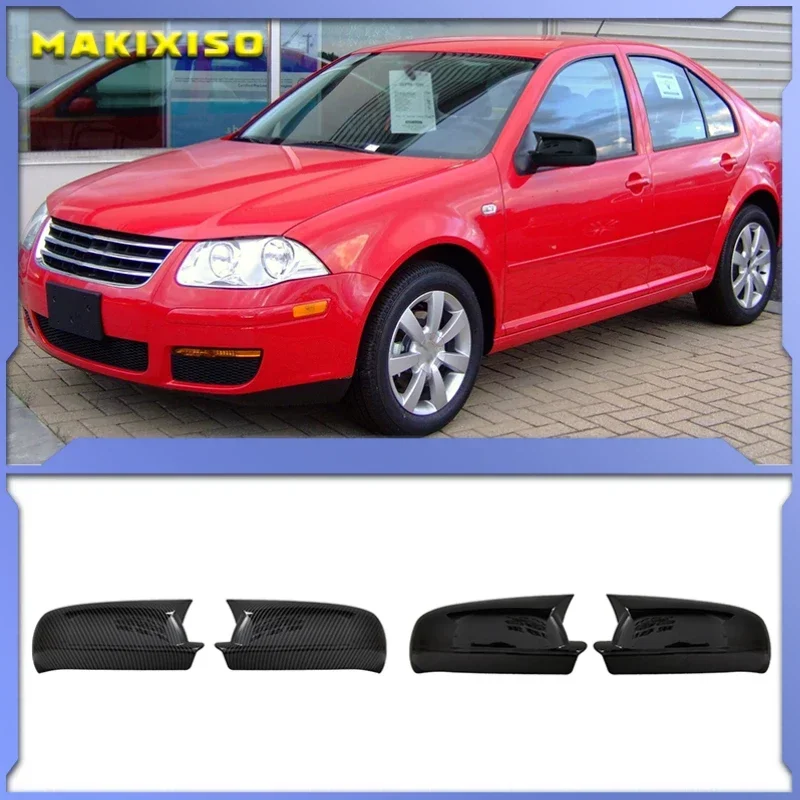 

Глянцевые черные боковые колпачки для зеркала заднего вида для VW Golf 4 IV MK4 GTI R 1998-2002 для VW Bora Jetta Passat B5 1998-2005