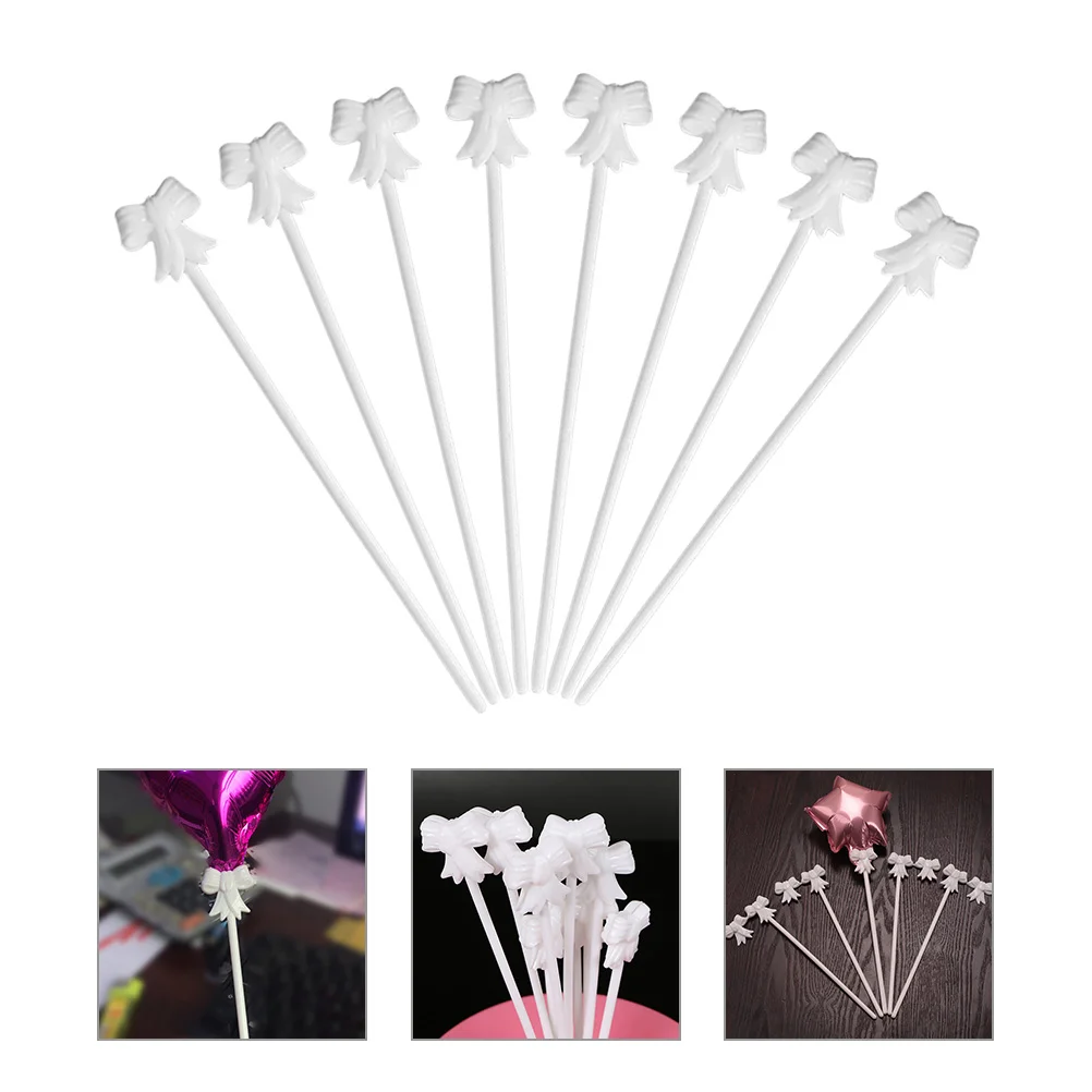 

50 Pcs Balloon Stick Clear Holder Support Rods Sticks Reusable Stand Accessories Centerpiece Inflatable