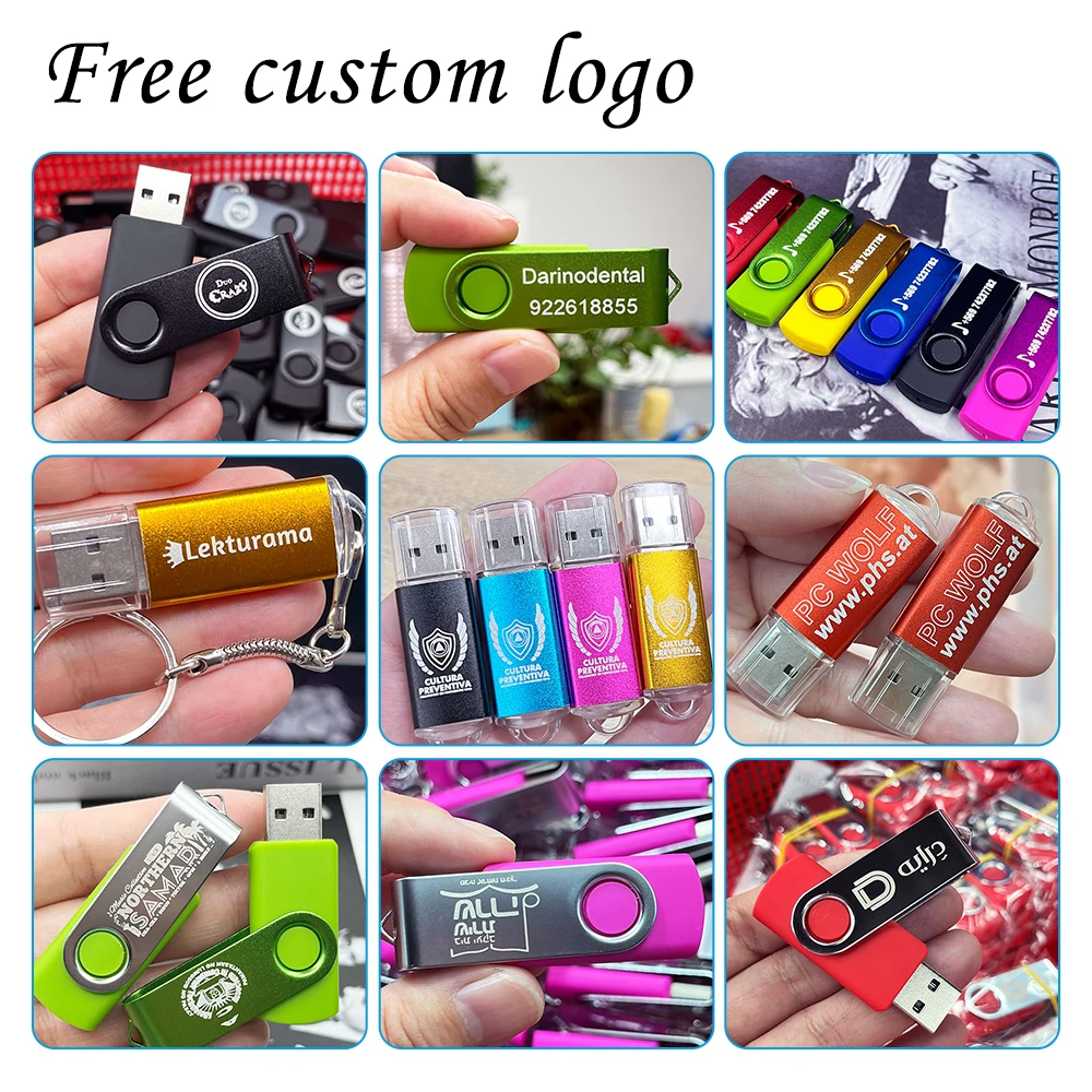 200개 맞춤형 플래시 드라이브 펜 드라이브 4GB 8GB 16GB 32GB 64GB 고속 USB 스틱 2.0 0 메모리 스틱 메모리 플래시 드라이브 펜드라이브