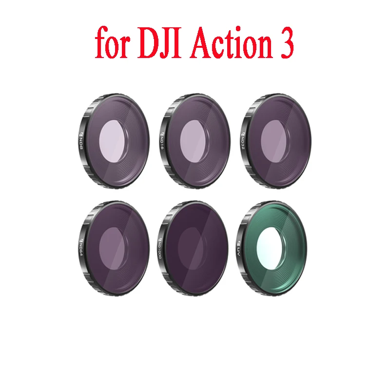 FREEWELL for DJI OSMO Action 3 ND Filter UV / PL Filters All Day 6PACK Bright Drone Accessories Camera Len Kit Fast Shipping