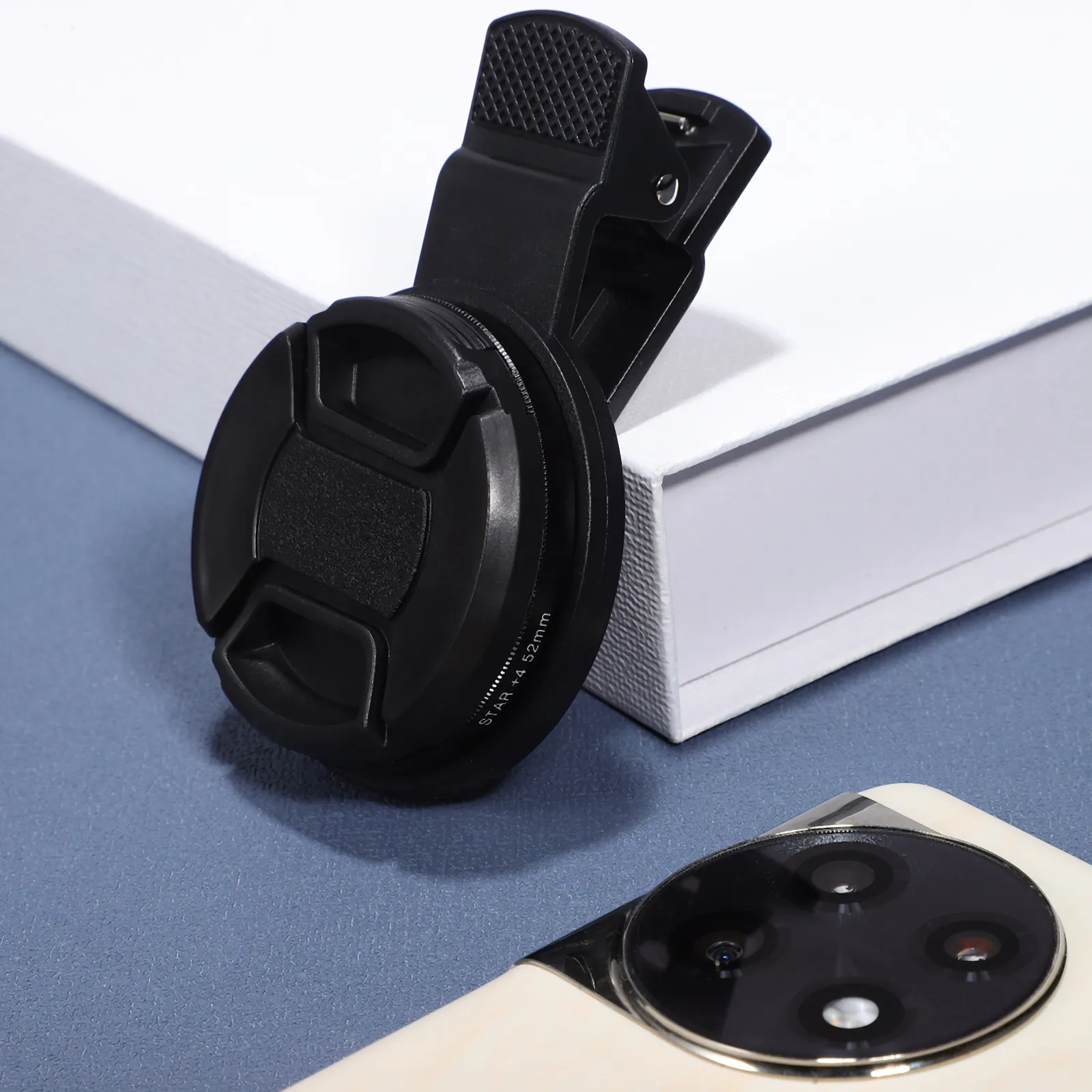 Portable Mobile Phone Camera Filter Clip 4 Points 52mm Universal Clip-on Photography Filter Cool Light Diffusion - view 4