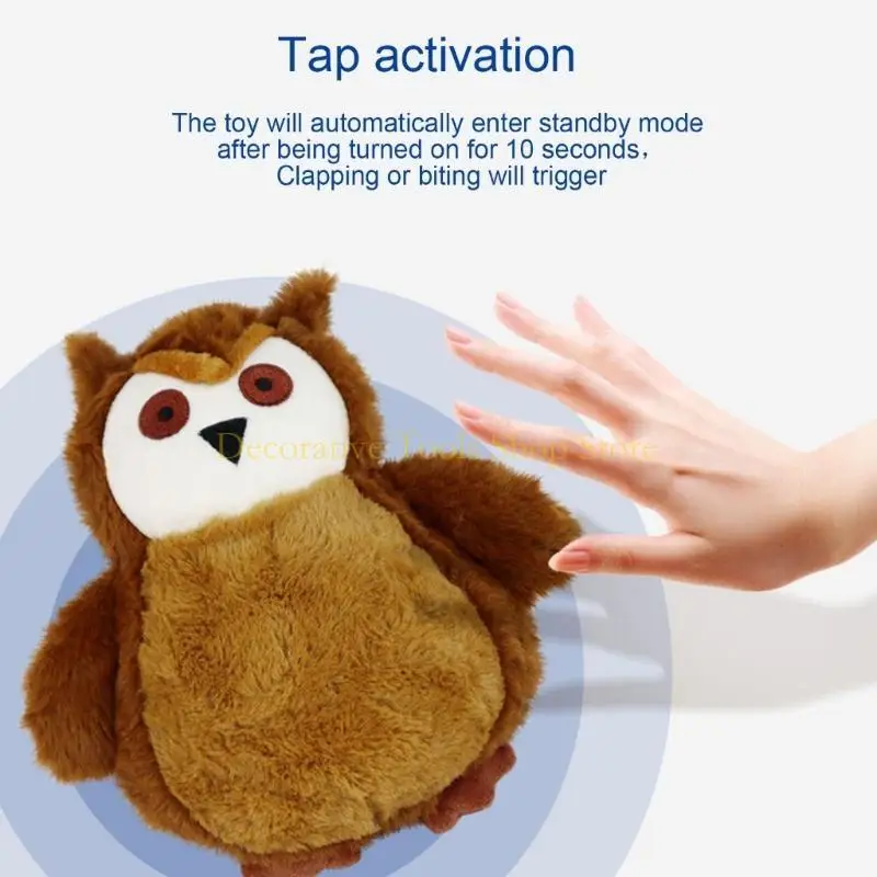 QX2E لعبة الكلب الكرة هريرة ملونة قابلة للشحن كذاب فروي الكرة الحركة التلقائية