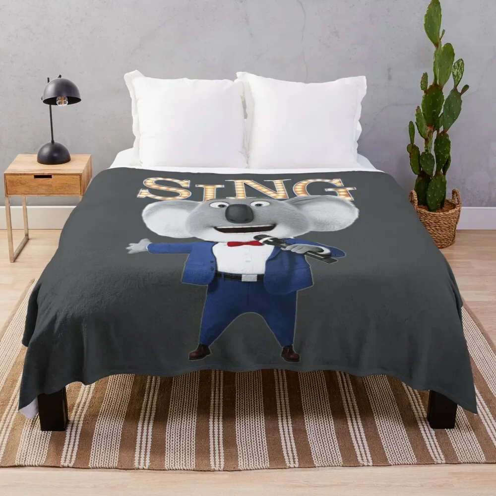 Buster Moon from SING movie Throw Blanket christmas gifts Giant Sofa Tourist Travel Blankets