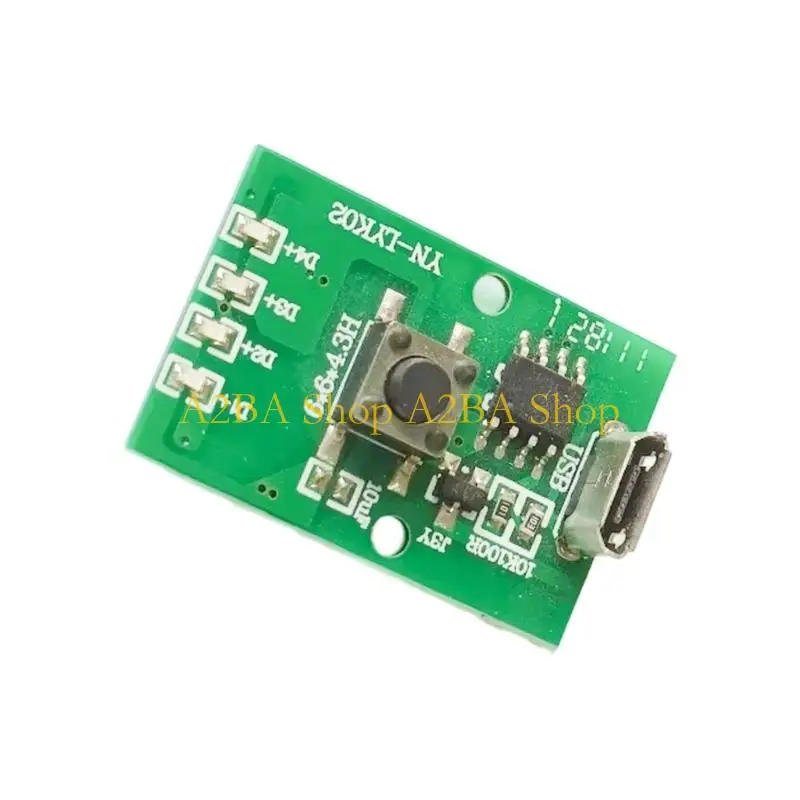 A2BA Universals Flashlights Driver PCBs with Current Voltages Regulation Enhanceds Durability 28.1x19.3mm