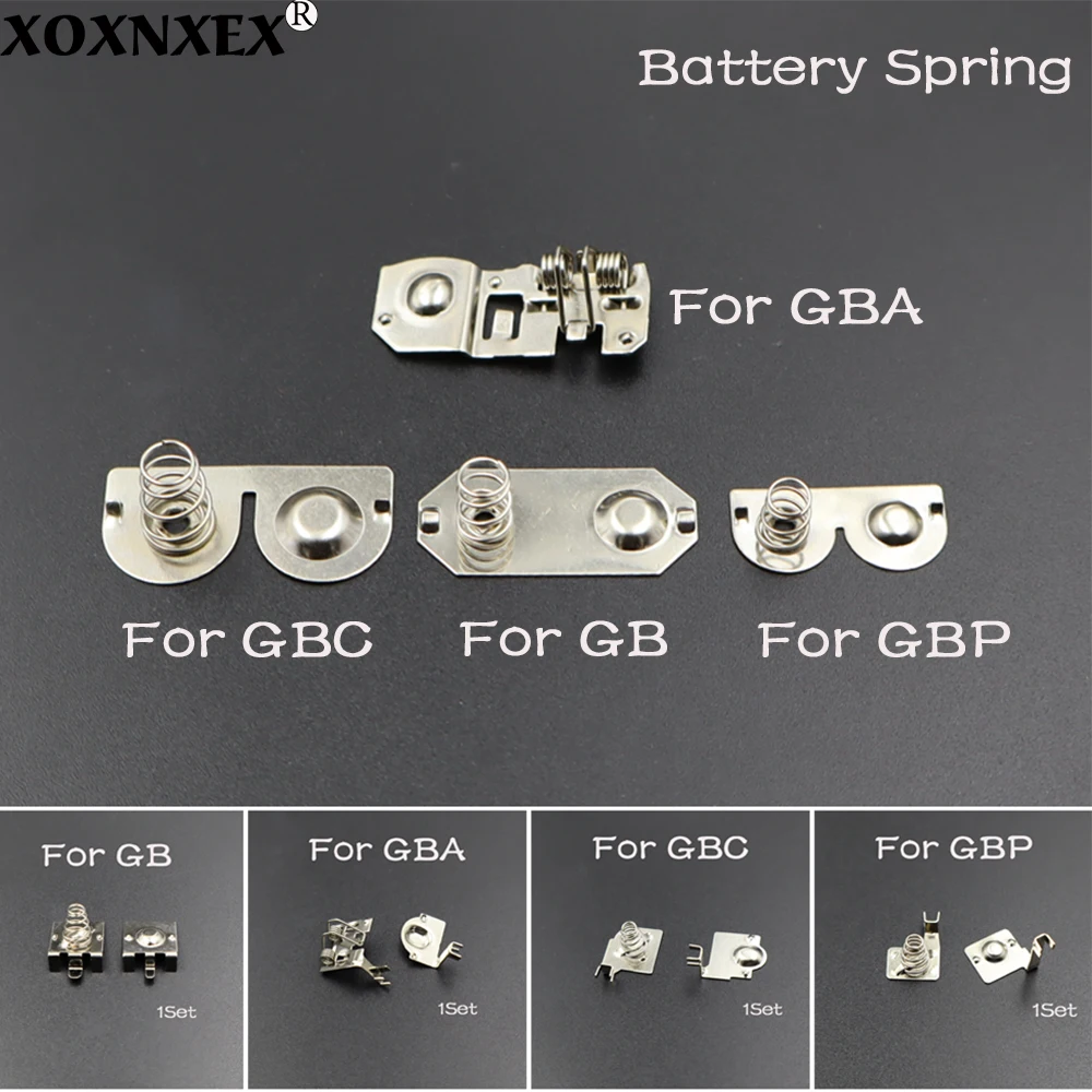 Replacement Shell Motherboard Battery Terminals Spring Contacts Battery Spring For GBA GBC GB GBP Game Console