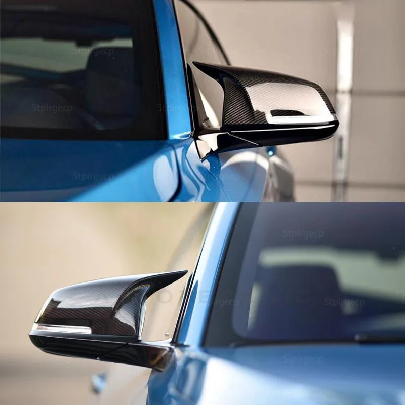 For BMW 1 2 3 4 X Series Rear View Side Mirror Cover F20 F21 F22 F23 F30 F32 F36 X1 E84 F87 M2 Real Carbon fiber Accessories