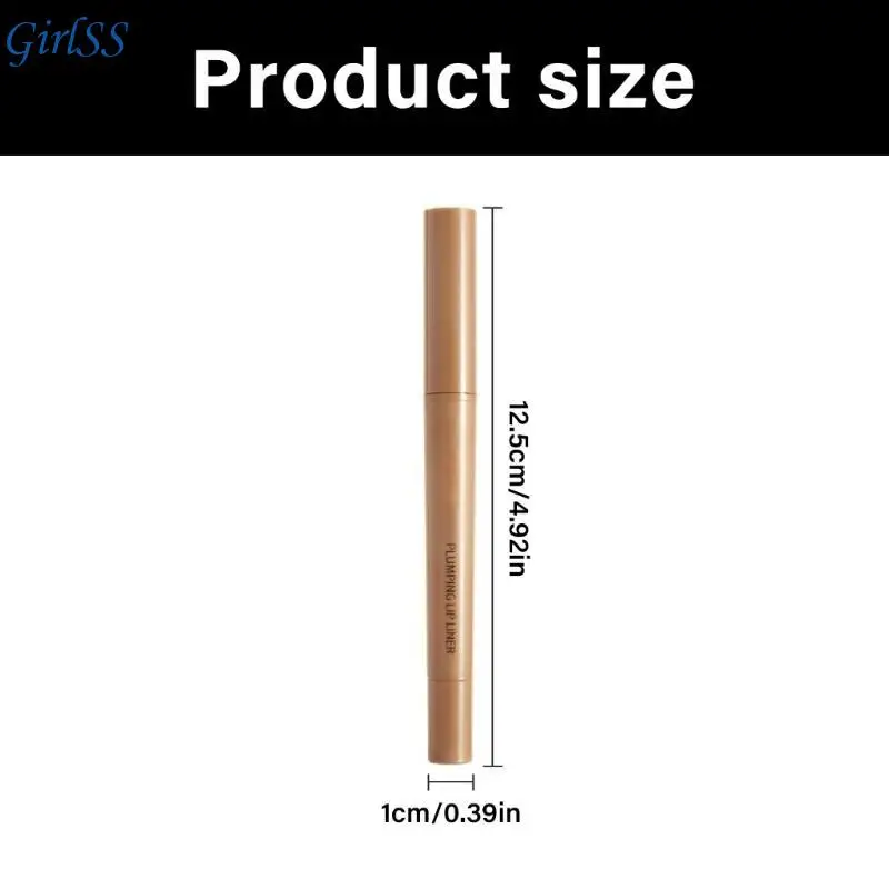 Precyzyjna kredka do ust z dwiema końcówkami Wodoodporna, odporna na rozmazywanie formuła Kremowa konsystencja Łatwa aplikacja