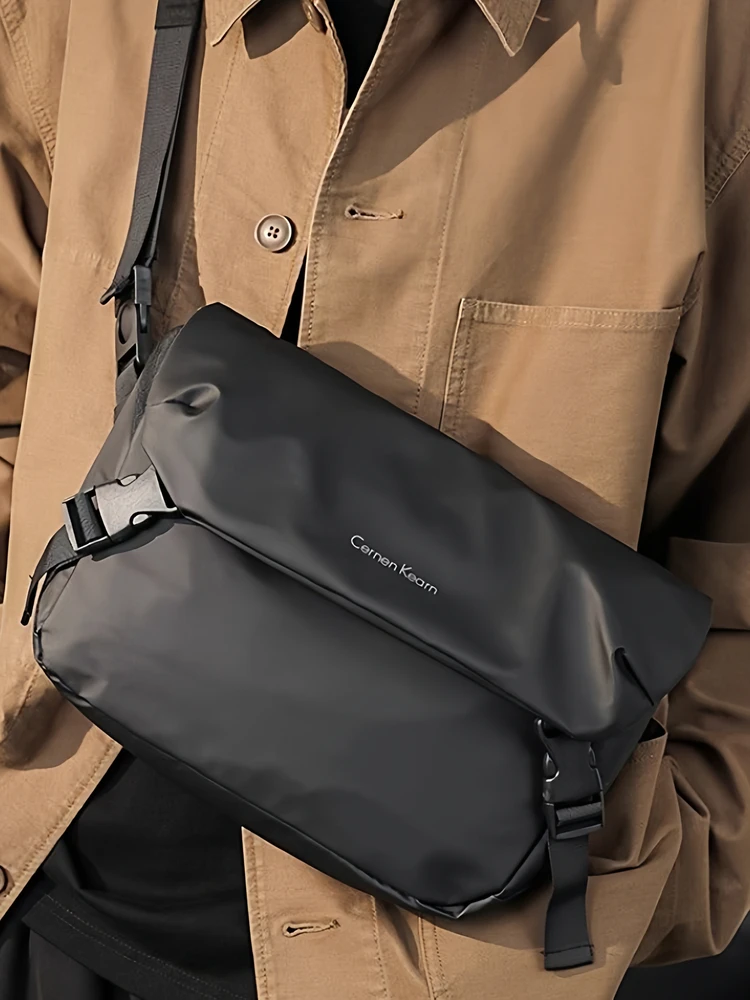 

2025 New Casual ex Crossbody Bag Workwear Single oulder Small Square Bag Busin Trendy Brand Youth Polyester Fiber