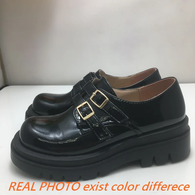 

REAVE CAT Lolita Mary Janes Pumps Round Toe 6cm Chunky Heels Buckle Strap Bowknot Mixed Color Sweet Shoes Spring Summer Size 32