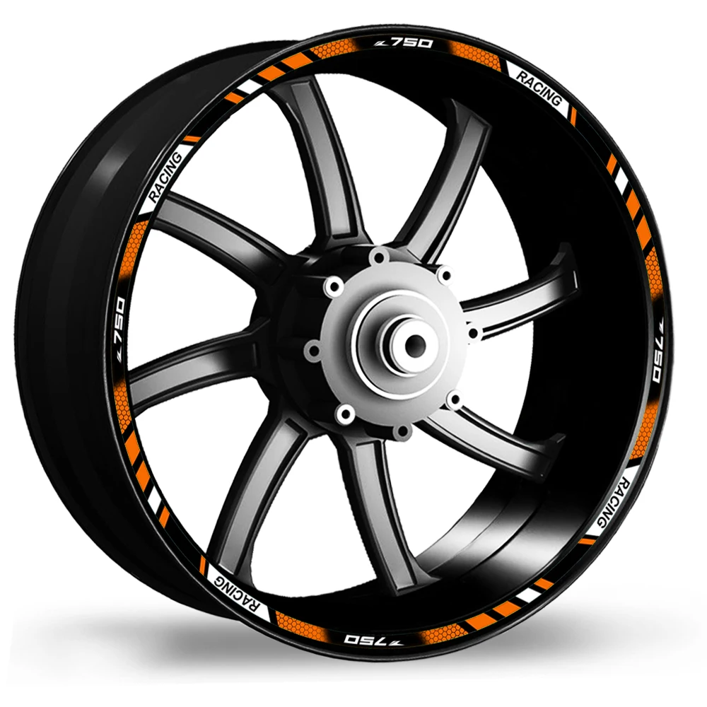 For Z750 z750 z 750 Z 750 Motorcycle Wheel Sticker Rim Stripe Decal Waterproof Tape Reflective Accessories