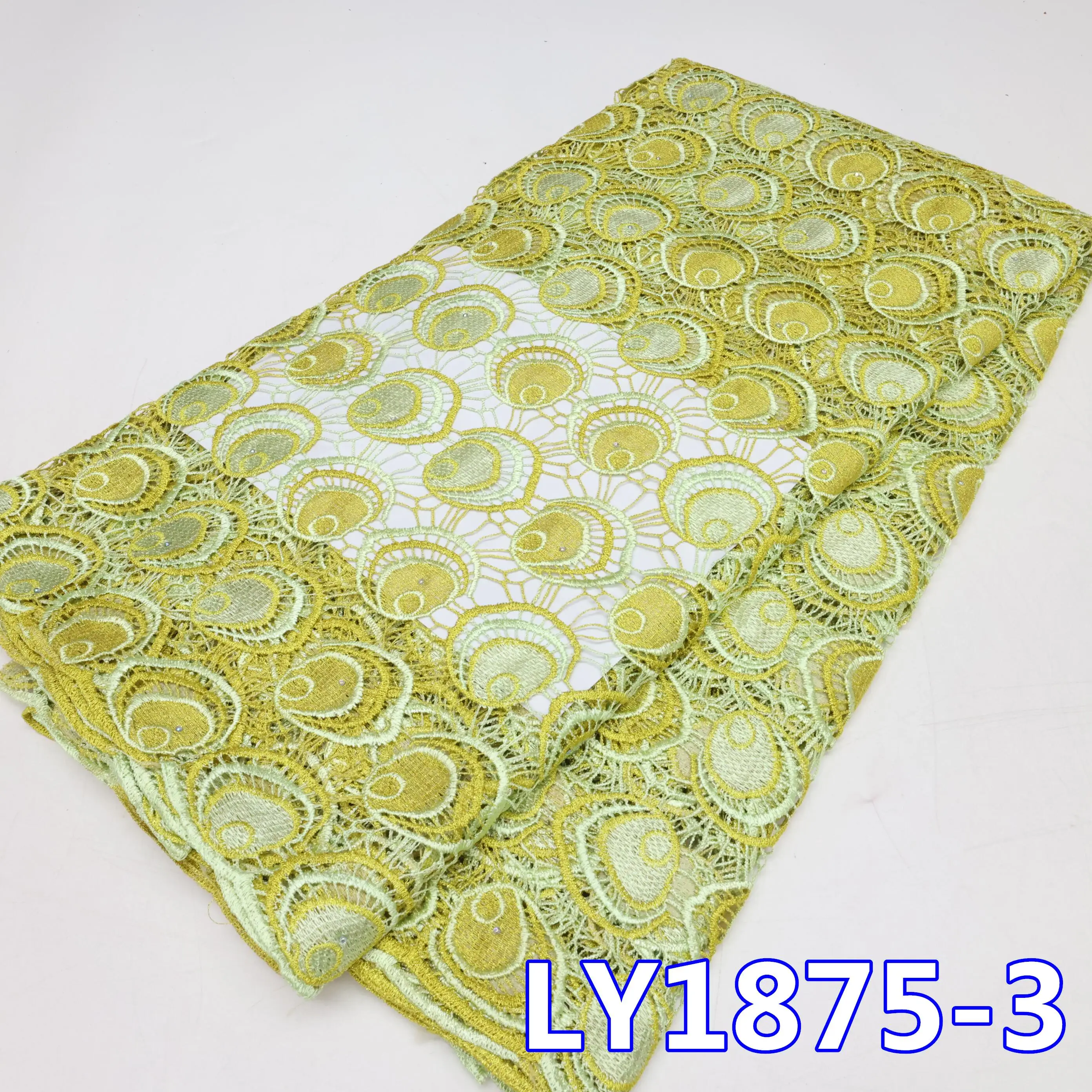 قماش دانتيل أفريقي قابل للذوبان في الماء 2024 قماش دانتيل بحبل جبر فرنسي عالي الجودة لفساتين الزفاف النسائية