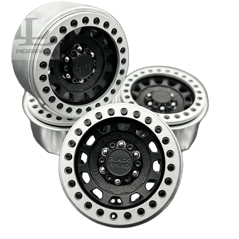 ล้อจำลองสไตล์เรโทรขนาด 1.9/2.2 นิ้ว สำหรับรถบังคับวิทยุขนาด 1/10 รุ่น TRX4 Defender Bronco AXIAL SCX10 90046 RC4WD D90 Wraith Jeep Capra